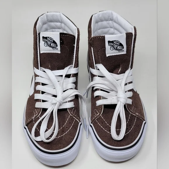 Vans Sk8 High Rain Drum Brown Sneakers Unisex Mens Sz 4/Wnms 5.5 VN0A5JM8EE New - Picture 8 of 11